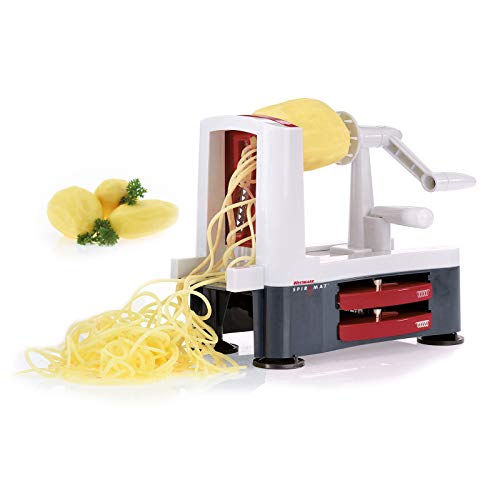 Westmark Stainless Steel Tri-Blade Vegetable Spiral Slicer Spiralizer