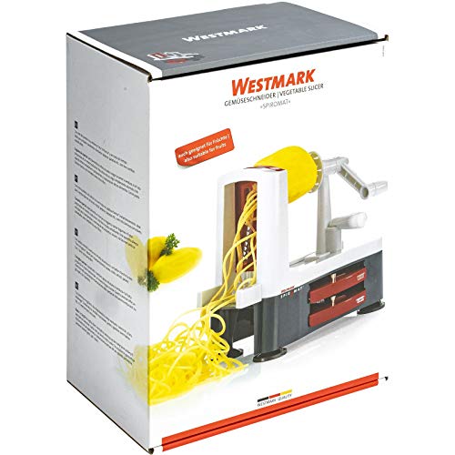 Westmark Stainless Steel Tri-Blade Vegetable Spiral Slicer Spiralizer