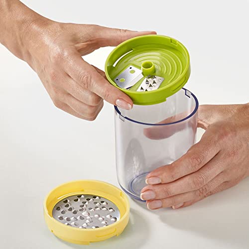 Joseph Joseph Spiro Hand Held Vegetable Slicer Spiralizer, Spaghetti Zoodle Zucchini Noodle Food Maker Spiraliser- Green