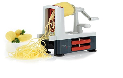Westmark Stainless Steel Tri-Blade Vegetable Spiral Slicer Spiralizer