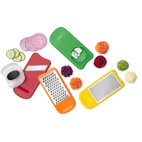 OXO Good Grips Spiralize Grate & Slice Set, Multi color