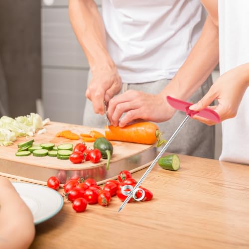 Stainless Steel Veggie Spiralizer: Cucumber Slicer Veggie Spiral Cutter Coil Potatoes Slicer Spiral Coiler Screw Slicer Cutter for Fruits Vegetables Spiralizer to Rotate Carrot