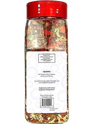 Dried Vegetables Mix - Premium Veggies Only - 8oz