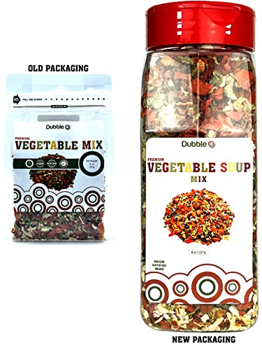 Dried Vegetables Mix - Premium Veggies Only - 8oz