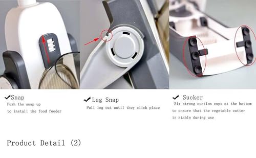 Safe Mandoline Slicer Kitchen Essentials Tool Mandoline Slicer and Vegetable Cutter 5 in 1 Slicer, Potato Slicer,Cheese Shredder Vegetable Slicer & Vegetable Chopper