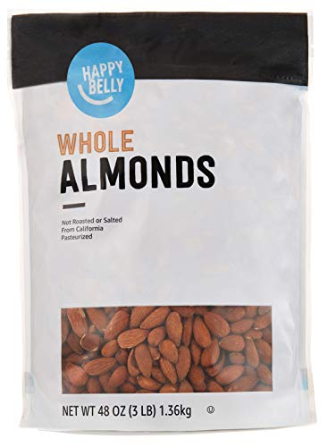 Happy Belly Raw Almonds, 48 oz (1 pack)