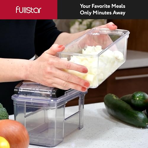 Mandoline Slicer for Kitchen - Vegetable Slicer Vegetable Cutter, Onion Slicer, Veggie Cutter, Food Slicer, Veggie Slicer, Fruit Slicer, Vegetable Spiralizer, Cheese Grater (Mandoline & Chopper Clear)