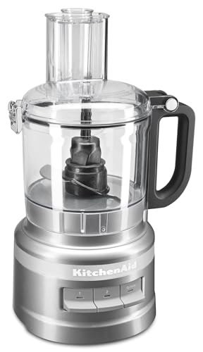 KitchenAid KFP0718CU Food Processor, 7 Cup, Contour Silver