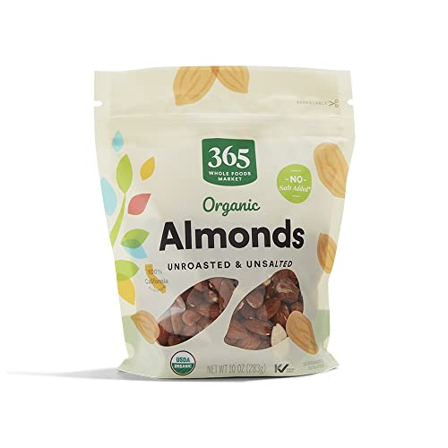 Organic Raw Almonds, 10 Ounce - Whole Foods Market