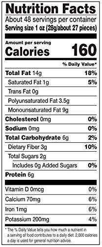 Happy Belly Raw Almonds, 48 oz (1 Pack)