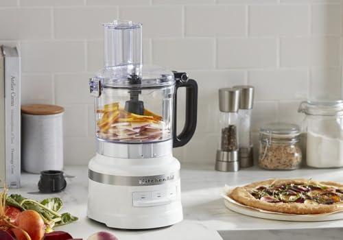 KitchenAid 7-Cup Food Processor KFP0718WH, White