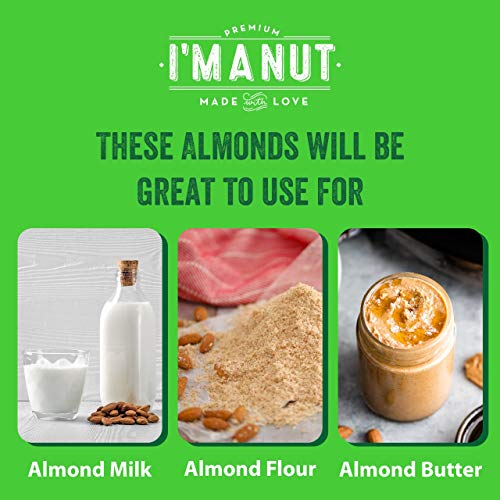 Natural 3lb Whole Almond Tested Gluten & Peanut Free