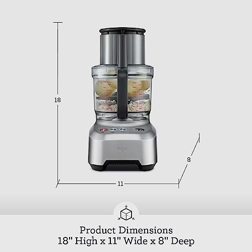 Breville Sous Chef Peel and Dice 16 Cup Food Processor BFP820BAL, Brushed Stainless Steel