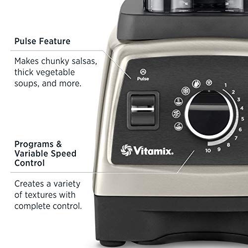 Vitamix Professional Series 750 Blender, Professional-Grade, 64 oz. Low-Profile Container, Black, Self-Cleaning - 1957