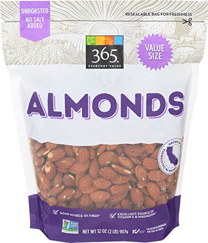 365 Whole Foods Raw California Almonds, 32 oz