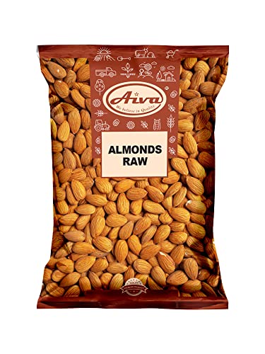 AIVA Whole Raw Almonds Unsalted No Shell - 5 lb