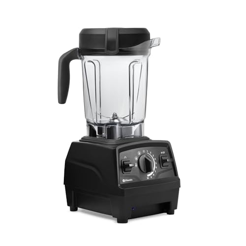 Vitamix Explorian Blender with Programs, Professional-Grade, 64 oz. Low-Profile Container, Black (Renewed Premium)