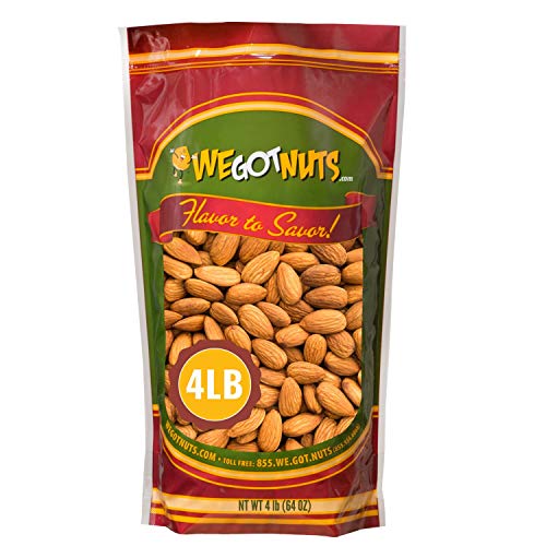 Jumbo California Almonds - 64oz (4 lbs) - Shelled