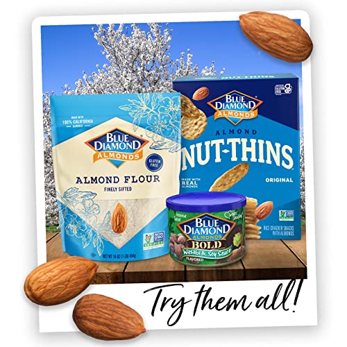 Blue Diamond Almonds Whole Natural Raw Snack Nuts, 25 oz