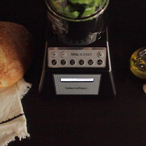 Blendtec Total Classic Original Blender - WildSide+ Jar (90 oz) - Professional-Grade Power - 6 Pre-programmed Cycles - 10-speeds - Black