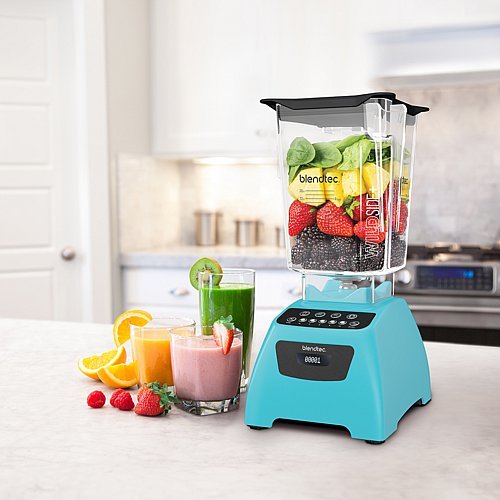 Blendtec Classic 575 Blender - WildSide+ Jar (90 oz) - Professional-Grade Power - Self-Cleaning - 4 Pre-programmed Cycles - 5-Speeds - Black