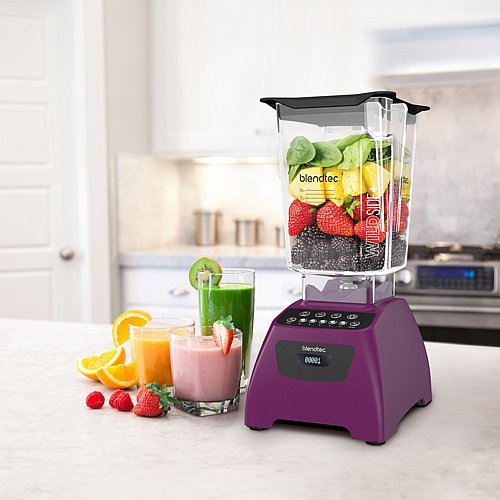 Blendtec Classic 575 Blender - WildSide+ Jar (90 oz) - Professional-Grade Power - Self-Cleaning - 4 Pre-programmed Cycles - 5-Speeds - Black