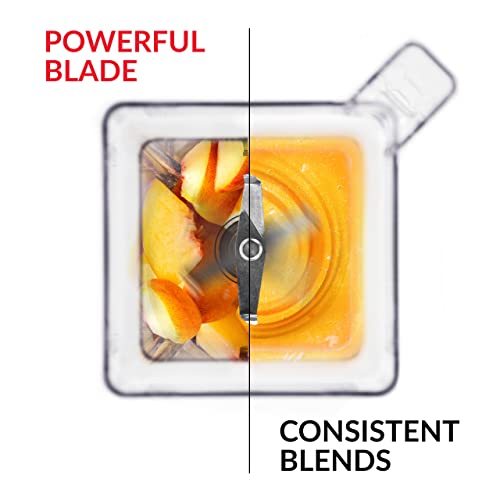 Blendtec Classic 575 Blender- WildSide+ Jar (90oz) and Four Side Jar (75oz) BUNDLE- 4 Pre-programmed Cycles-5-Speeds - Professional-Grade Power-Self-Cleaning - Poppy Red (C575A2319A-AMAZON)