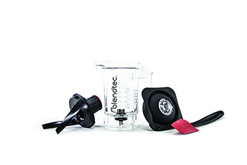 Blendtec Twister Jar (37 oz), Commercial-Grade Blender Jar, Thick Blends, Spectacula Spatula, Twister and Mini Gripper Lid, BPA-free, Clear