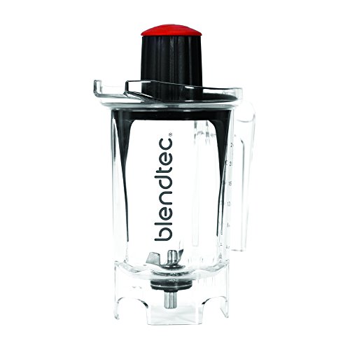 Blendtec Twister Jar (37 oz), Commercial-Grade Blender Jar, Thick Blends, Spectacula Spatula, Twister and Mini Gripper Lid, BPA-free, Clear