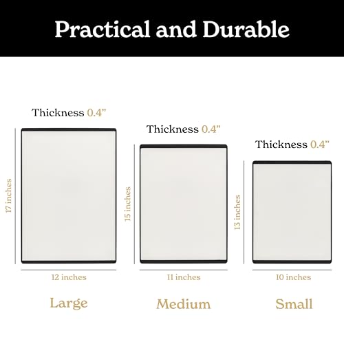 SMIRLY Plastic Cutting Board Set, Dishwasher Safe Cutting Boards for Kitchen, Cutting Board Dishwasher Safe - Plastic Chopping Board Set