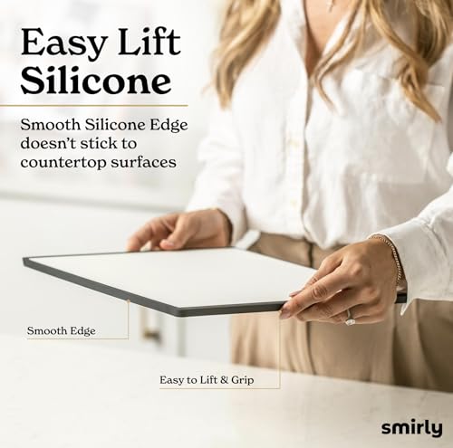 SMIRLY Plastic Cutting Board Set, Dishwasher Safe Cutting Boards for Kitchen, Cutting Board Dishwasher Safe - Plastic Chopping Board Set