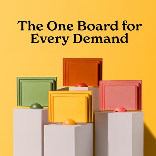 SMIRLY Plastic Cutting Board Set, Dishwasher Safe Cutting Boards for Kitchen, Cutting Board Dishwasher Safe - Plastic Chopping Board Set