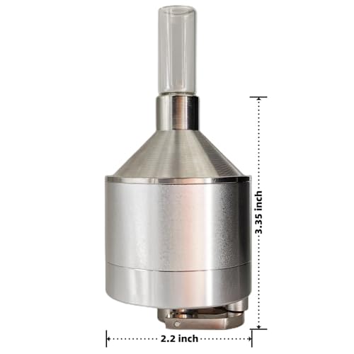 Kitchen Spice Grinder【Superfine Grinding】Pepper Grinder Set, Silver1