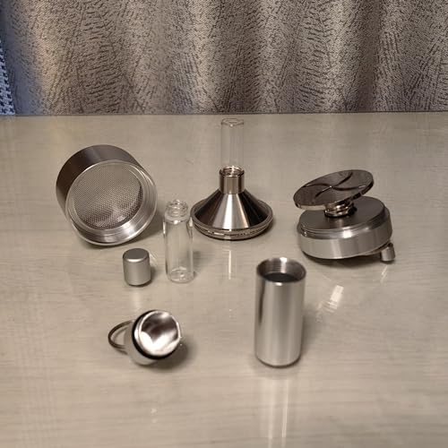Kitchen Spice Grinder【Superfine Grinding】Pepper Grinder Set, Silver1