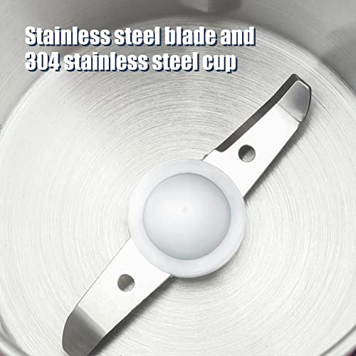 COOL KNIGHT Herb Grinder [large capacity/fast/Electric ]-Spice Herb Coffee Grinder with Pollen Catcher/- 7.5" (Black)