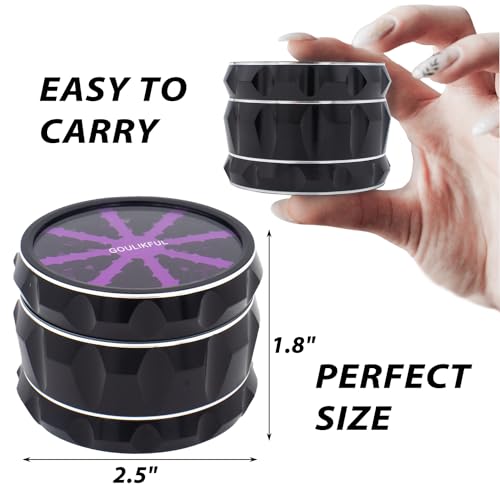 Grinder, 2.5 Inch Grinder, Aluminium Alloy Manual Grinder