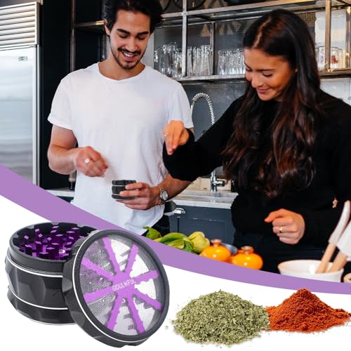 Grinder, 2.5 Inch Grinder, Aluminium Alloy Manual Grinder