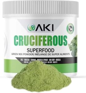 AKI Cruciferous Superfood Blend Powder (5.3oz) Boost Greens