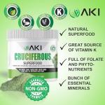 AKI Cruciferous Superfood Blend Powder (5.3oz) Boost Greens