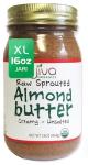 Jiva Organics Sprouted Almond Butter - 16oz Jar
