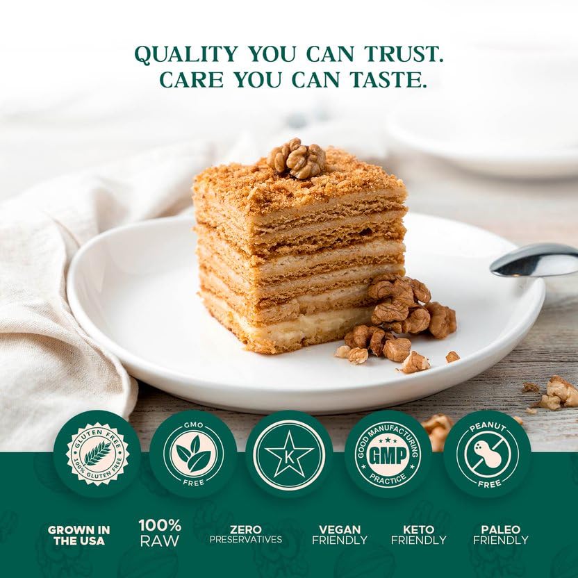 California Raw Walnuts- 48oz Halves & Pieces Natural