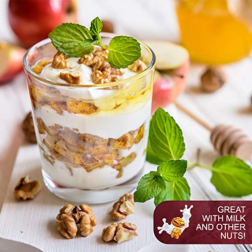 California Raw Walnuts- 4lb Bag, No Shell, Unsalted