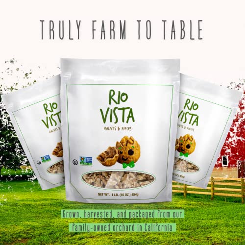 California Grown Raw Walnut Halves & Pieces (2LBS)