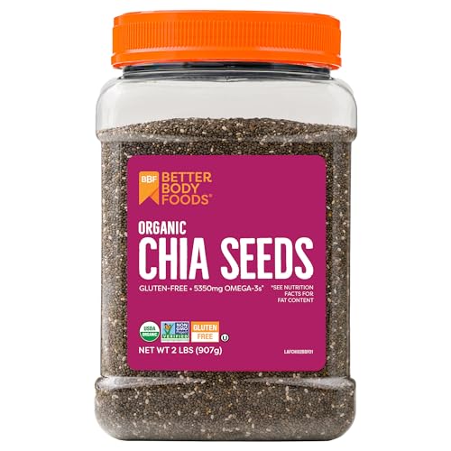 BetterBody Foods Organic Omega-3 Chia Seeds, 32 Oz