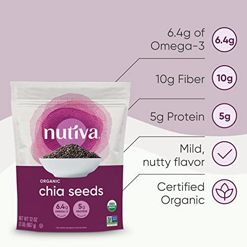 Organic Raw Black Chia Seeds - Nutrient-Dense Superfood