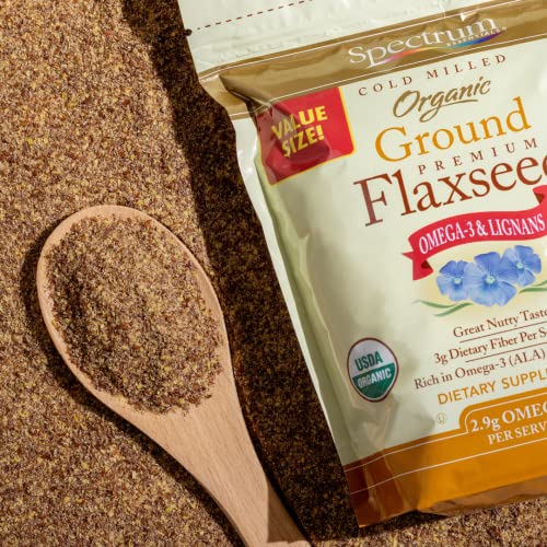 Organic Ground Premium Flaxseed, 24 Oz by Spectrum Essentials