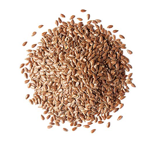Organic Raw Flax Seeds, 5 lbs. Non-GMO, Kosher. Omega-3