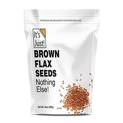 Organic Brown Flax Seeds, Whole, High Fiber, Omega-3