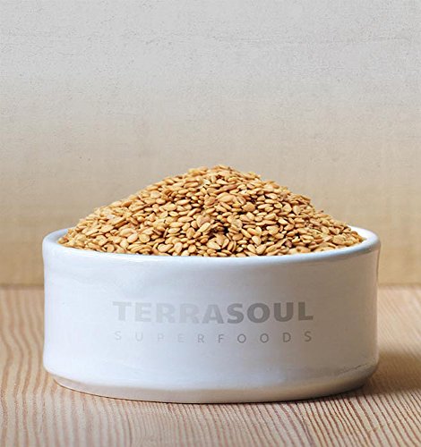 Organic Golden Flax Seeds - Fiber, Protein, Omega Fats