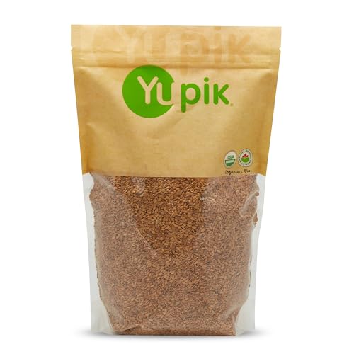Yupik Organic Golden Flax Seeds, 2.2 lb
